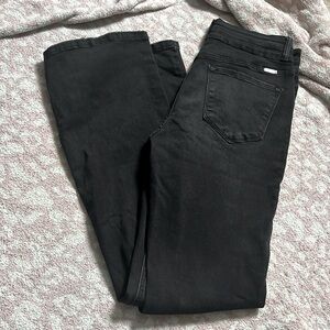 Kancan flare black wash jeans